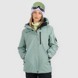 Dámska snowboardová bunda membrána 15000 - zelená · záber 1