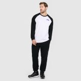Pánsky oversize longsleeve - biely · záber 2