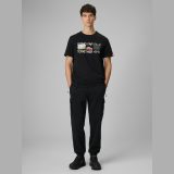 T-shirt regular s potlačou pánsky - čierny · záber 2