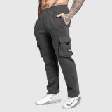 Pánske tepláky Iron Aesthetics Utility, sivé · záber 1
