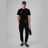 T-shirt regular s potlačou pánsky - čierny · záber 2