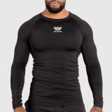 Funkčné tričko s dlhým rukávom Iron Aesthetics Reflective, čierne · záber 2