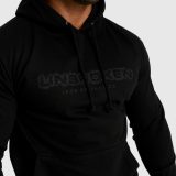 Fitness mikina bez zipsu Iron Aesthetics Unbroken, čierna · záber 5