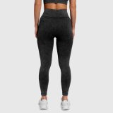 Dámske legíny Iron Aesthetics Faded, washed black · záber 4