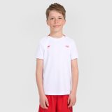 Športové tričko detské 4F JUNIOR x Robert Lewandowski - biele · záber 2