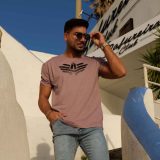 Pánske športové tričko Iron Aesthetics Break, staroružové · záber 2