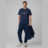 T-shirt regular s potlačou pánsky - tmavomodrý · záber 6