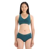 Icebreaker Merino Sprite Racerback Bra - Veľkosť: XS | Farba: Zelená · záber 3