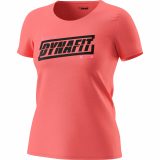 Dynafit Graphic Cotton T-shirt W - Veľkosť: 36 | Farba: Ružová · záber 1