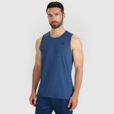Tréningový rýchloschnúci pánsky tank top - tmavomodrý · záber 1