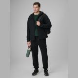 Pánska softshell vetruodolná bunda membrána 8000 - čierna · záber 2