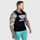 Športové tielko Iron Aesthetics Get Fit, čierne · záber 3