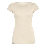 Salewa Puez Melange Dry T-Shirt W - Veľkosť: 38 | Farba: Hnedá · záber 1