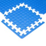 Puzzle podložka inSPORTline Famkin (12 dielov, 18 okrajov) - Farba: Modrá · záber 1