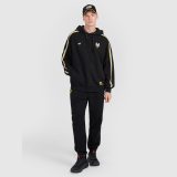 Unisex tepláková mikina bez zipsu s kapucňou 4F x Drift Masters - čierna · záber 2