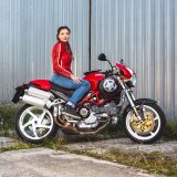 Dámske moto jeansy W-TEC Panimali - Veľkosť: M | Farba: Modrá · záber 4