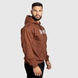 Mikina s kapucňou Iron Aesthetics Frontline, cocoa · záber 5