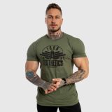 Pánske fitness tričko Iron Aesthetics Force, zelené · záber 2