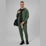 Regular tréningová mikina rýchloschnúca pánska - khaki · záber 2