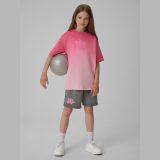 Dievčenské loose tričko s potlačou - multicolor · záber 4