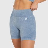 Dámske šortky Iron Aesthetics Faded, washed blue · záber 1