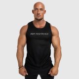 Pánske funkčné tielko Iron Aesthetics Sporty, čierne · záber 3