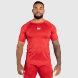 Funkčné tričko Iron Aesthetics Evolution, červené · záber 5