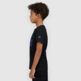 T-shirt regular s potlačou chlapčenský - čierny · záber 2