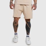 Pánske kraťasy Iron Aesthetics X Washed, béžové · záber 5