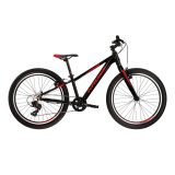 Kross Level JR 2.0 24" - model 2022 čierno-červená - 12" (138-148 cm) · záber 1