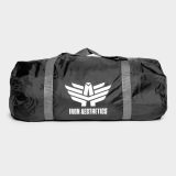 Športová taška Iron Aesthetics Duffle, čierna · záber 1