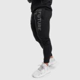 Pánske SlimFit tepláky Beyond the Future, čierne · záber 2