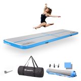 inSPORTline Airstunt 400x100x10 cm biely s elektrickou pumpou · záber 3