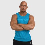 Pánske funkčné tielko Iron Aesthetics Sporty, aqua modré · záber 4