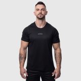 Pánske športové tričko Iron Aesthetics Training, čierne · záber 2