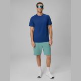 T-shirt regular jednofarebný pánsky - tmavomodrý · záber 2