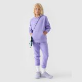Dievčenské teplákové nohavice typu jogger - denim · záber 1