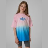 Dievčenské loose tričko s potlačou - multicolor · záber 1