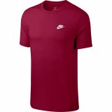 Nike Sportswear Club T-Shirt - Veľkosť: S | Farba: Červená · záber 1