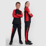 Športová rozopínacia mikina bez kapucne detská 4F JUNIOR x Robert Lewandowski - čierna · záber 1