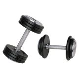 Jednoručná činka inSPORTline ProfiST 17,5 kg · záber 2