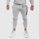 Pánske SlimFit tepláky Beyond the Future, sivé · záber 4