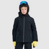Snowboardová bunda membrána 8000 chlapčenská - čierna · záber 1