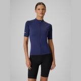 Dámsky cyklistický dres - tmavomodrý · záber 1