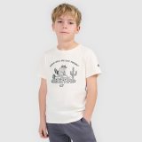T-shirt regular s potlačou chlapčenský - biely · záber 3