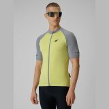 Pánsky cyklistický dres s ochranou UPF50+ - žltý · záber 1