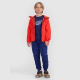 Chlapčenská vetruodolná softshell bunda membrána 5000 - červená · záber 2