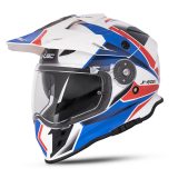 Moto prilba W-TEC Valso Graphic - Veľkosť: 63-64, XXL | Farba: Modrá · záber 1