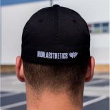 Pánska šiltovka Iron Aesthetics FlexFit, čierna · záber 2