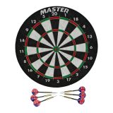 Akčný set - sisalový terč MASTER Grader 45 cm + okružie k terču MASTER - 4 dielne · záber 1